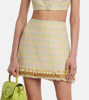 Minirock aus einem Baumwollgemisch | Versace