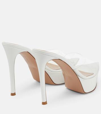 Pantoletten Betty 85 mit Leder | Gianvito Rossi