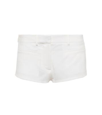 Low-rise wool minishorts | Nensi Dojaka