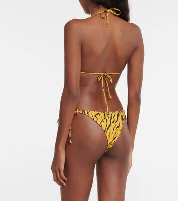Culotte de bikini Love à motif tigré | Reina Olga