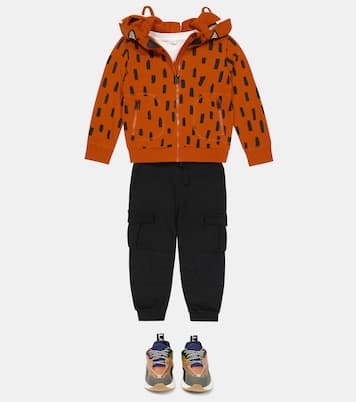 Felpa in cotone con stampa e cappuccio | Stella McCartney Kids