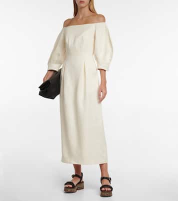 Robe midi Majano en lin | Gabriela Hearst