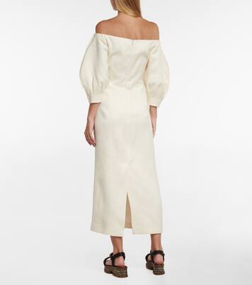 Robe midi Majano en lin | Gabriela Hearst
