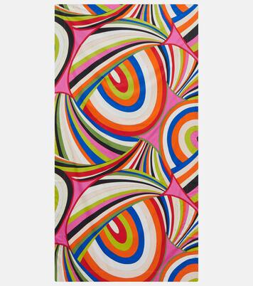 Abstract cotton beach towel | Pucci