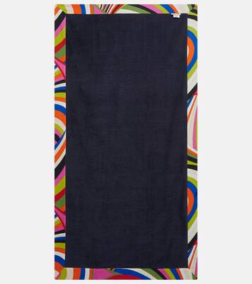 Abstract cotton beach towel | Pucci
