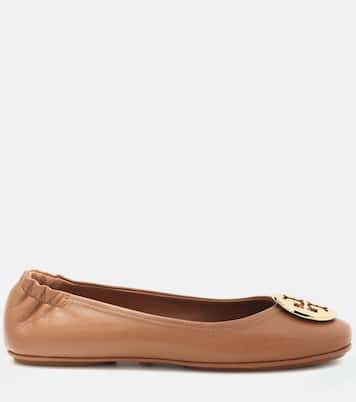 Minnie Travel leather ballet flats | Tory Burch