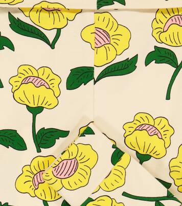 Baby Flowers cotton-blend leggings | Mini Rodini