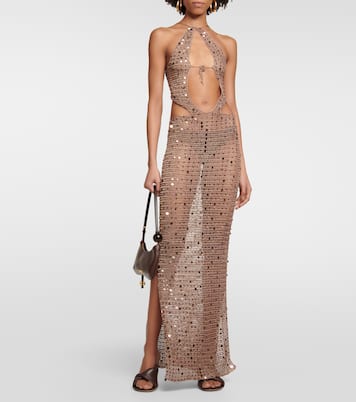 Maxikleid Morel mit Pailletten | Aya Muse