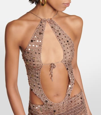 Maxikleid Morel mit Pailletten | Aya Muse