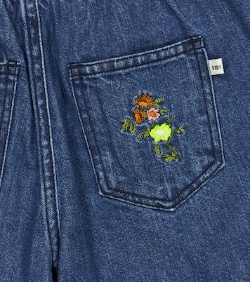 Allegria embroidered denim shorts | The New Society