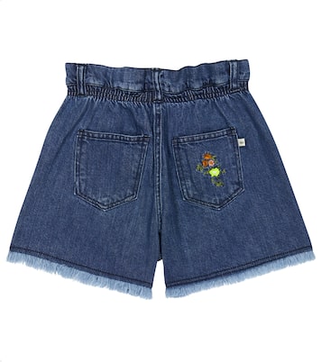 Allegria embroidered denim shorts | The New Society