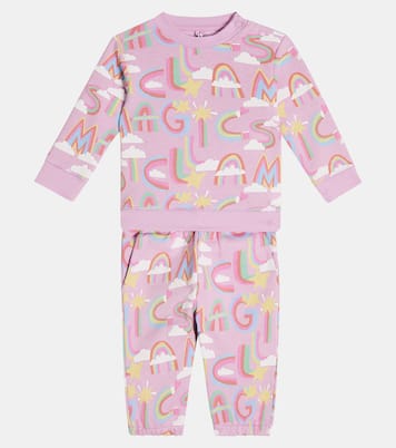 Baby printed fleece tracksuit | Stella McCartney Kids