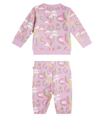 Baby printed fleece tracksuit | Stella McCartney Kids