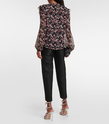 Bedruckte Bluse aus Seide | Giambattista Valli