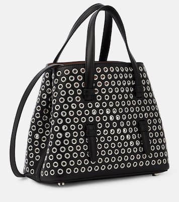 Mina 20 embellished leather tote bag | Alaïa