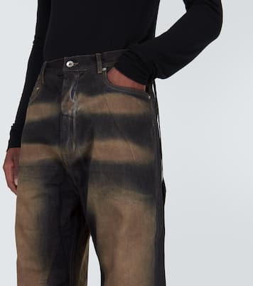 Geth wide-leg jeans in brown - Rick Owens | Mytheresa