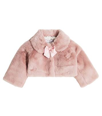 Baby bow-detail jacket | Monnalisa