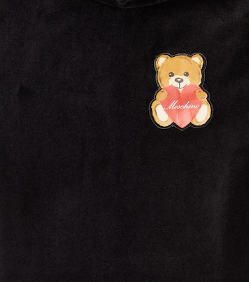 Teddy Bear velvet dress | Moschino Kids