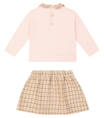 Baby - Gonna e top in misto cotone | Il Gufo