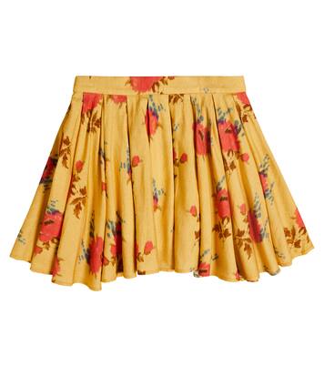 Floral cotton-blend skirt | Morley