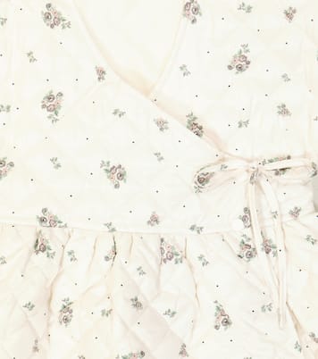 Quilted floral dress | C'era Una Volta