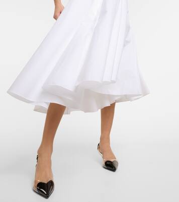 Midikleid aus Baumwolle | Alaïa