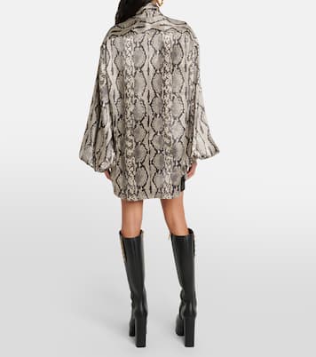 Schluppenbluse aus Seide | Balmain