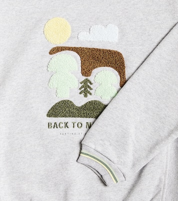 Besticktes Sweatshirt aus Baumwoll-Jersey | Tartine et Chocolat