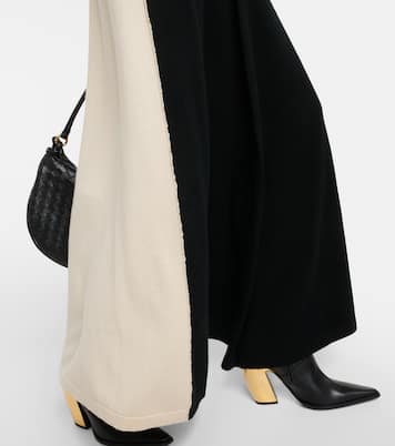 Falda larga de lana y cachemir | Jardin des Orangers