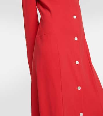 Vestido camisero Myra de seda | The Row