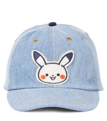 X Pokémon Bestickte Baseballcap Arnold aus Denim | Bonpoint