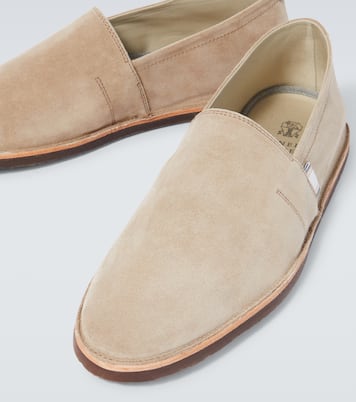 Suede slip-on shoes | Brunello Cucinelli