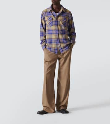 Tartan cashmere shirt | God's True Cashmere