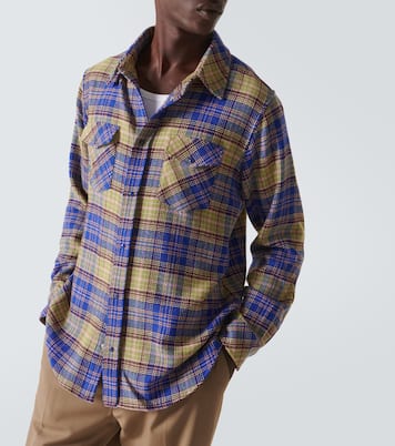 Tartan cashmere shirt | God's True Cashmere