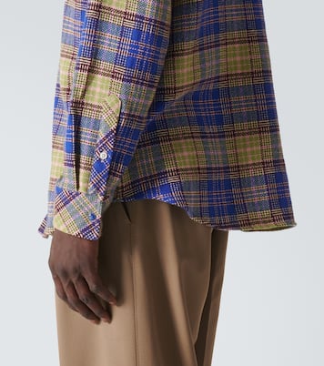 Tartan cashmere shirt | God's True Cashmere