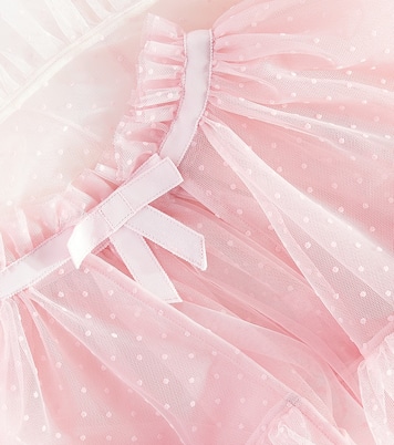 Ruffled mesh cape | Self-Portrait Kids