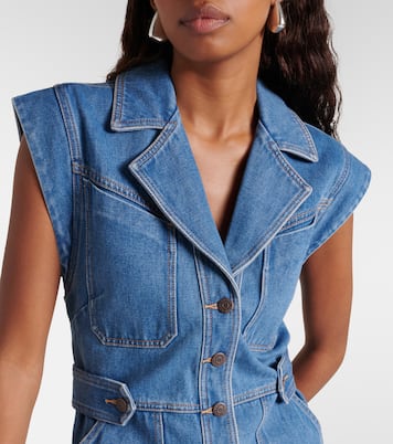 Minikleid Jax aus Denim | Veronica Beard