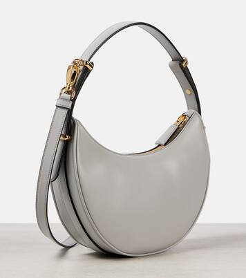 Arqué Small leather shoulder bag | Prada