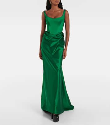 Robe Nova Camille aus Satin | Vivienne Westwood