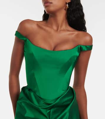 Robe Nova Camille aus Satin | Vivienne Westwood