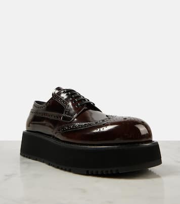 Leather brogues | Prada