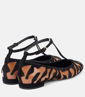 Polline animal print leather ballet flats | Ulla Johnson