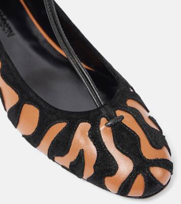 Polline animal print leather ballet flats | Ulla Johnson