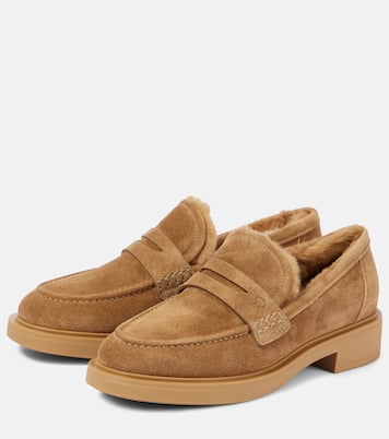 Harris suede penny loafers | Gianvito Rossi