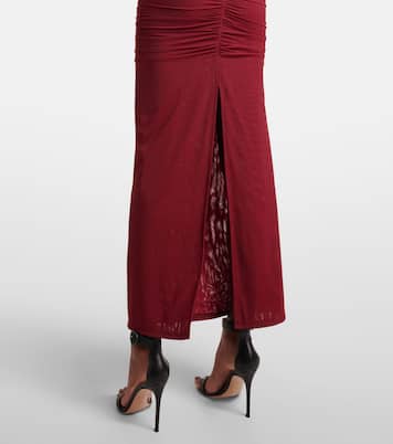 Toni ruched mesh maxi dress | SIR