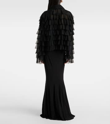 Oversized ruffled jacket | Norma Kamali