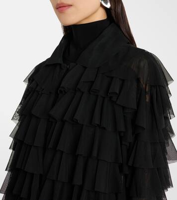 Oversized ruffled jacket | Norma Kamali