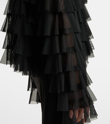 Oversized ruffled jacket | Norma Kamali