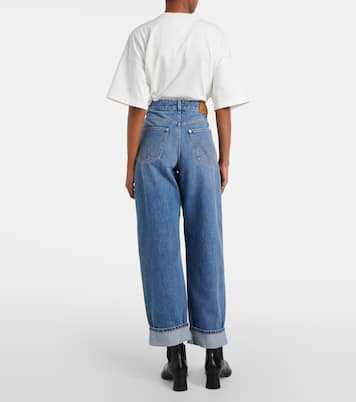 Jeans rectos de tiro medio | Bottega Veneta