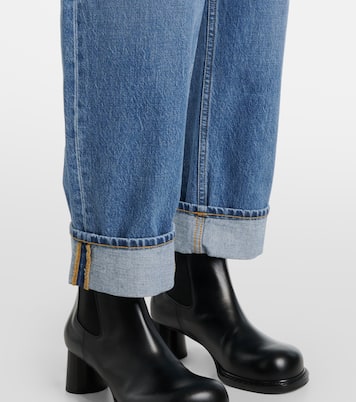 Jeans rectos de tiro medio | Bottega Veneta